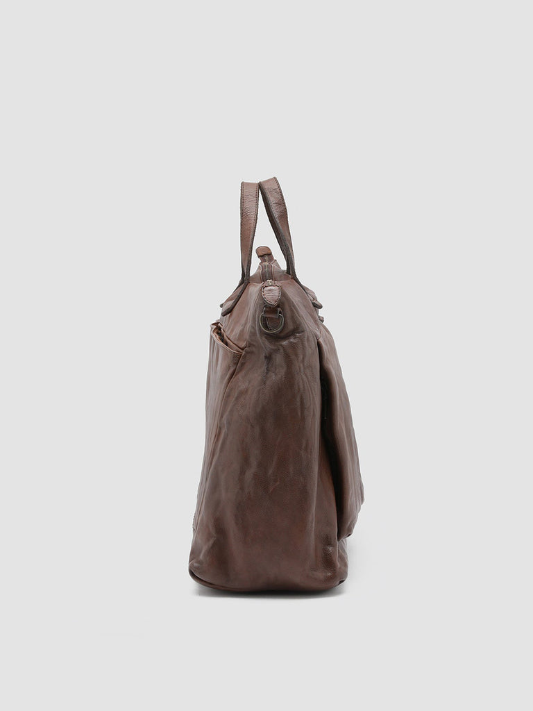 HELMET 26 - Brown Leather Tote Bag  Officine Creative - 3