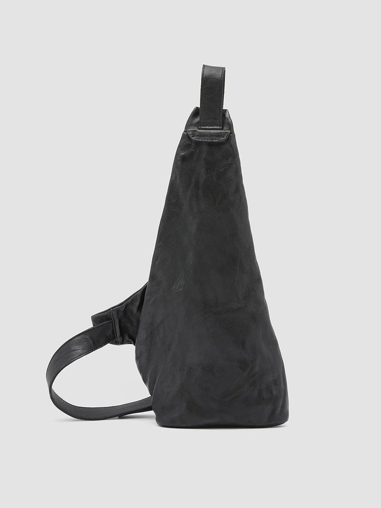 HELMET 30 - Black Leather Backpack