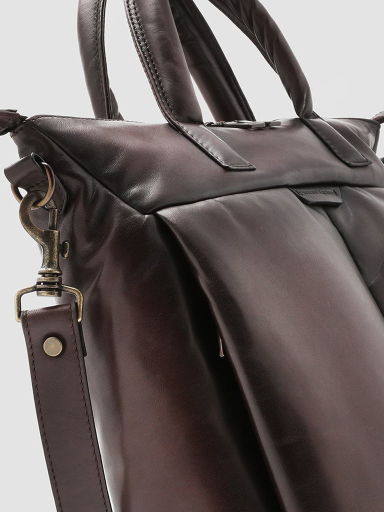HELMET 32 - Brown Leather tote bag