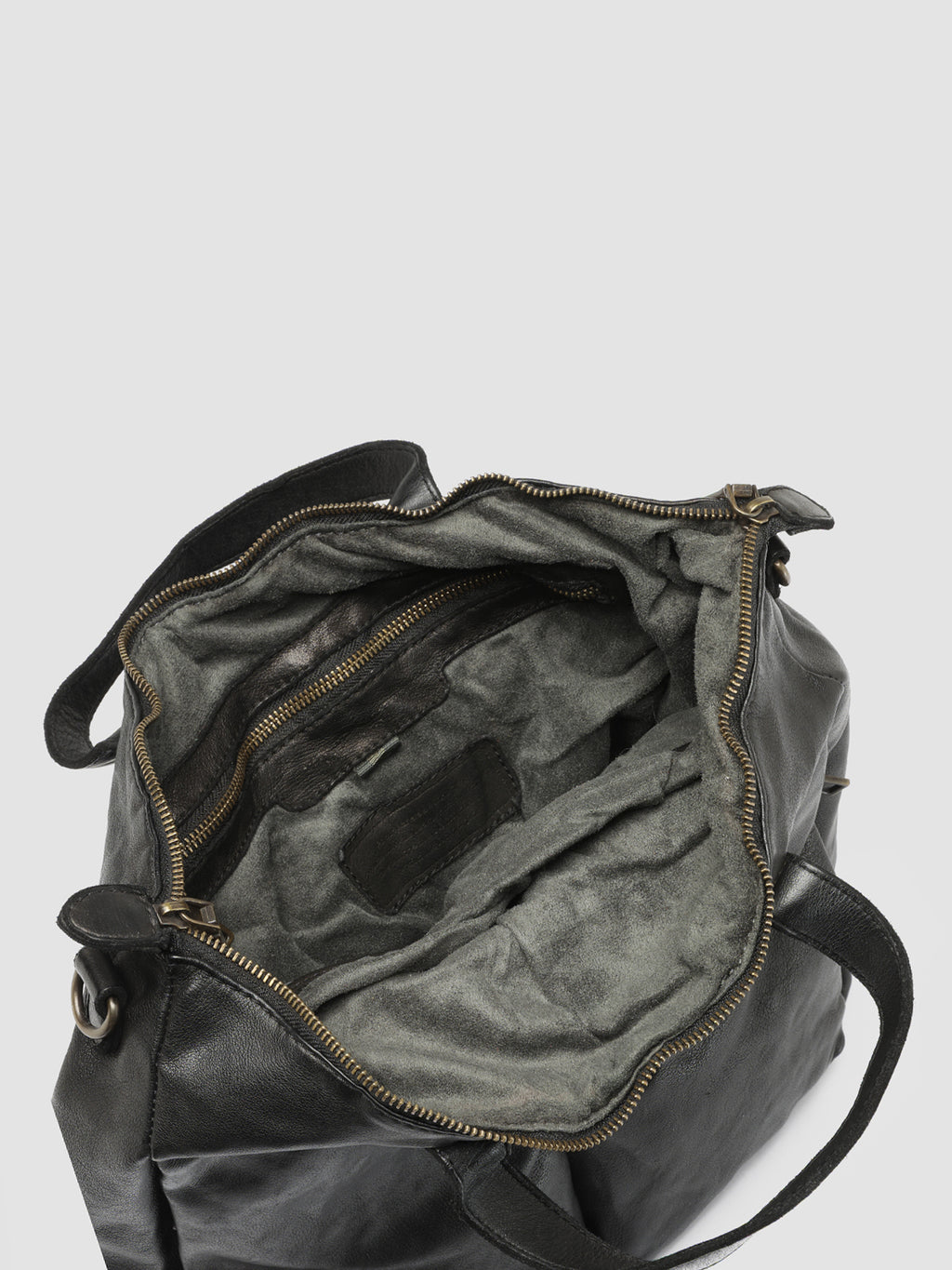 HELMET 27 - Black Leather Tote Bag  Officine Creative - 7