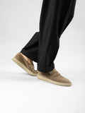 HERBIE 001 - Taupe Suede Penny Loafers Men Officine Creative - 1