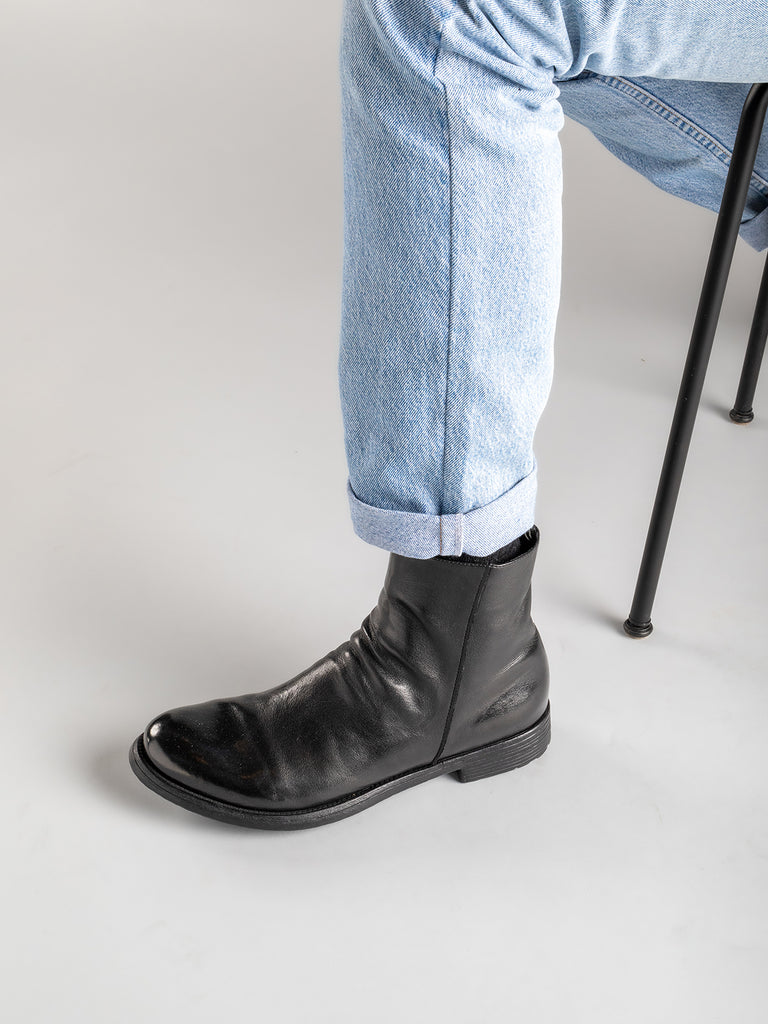 HIVE 010 - Black Leather Boots Men Officine Creative - 6
