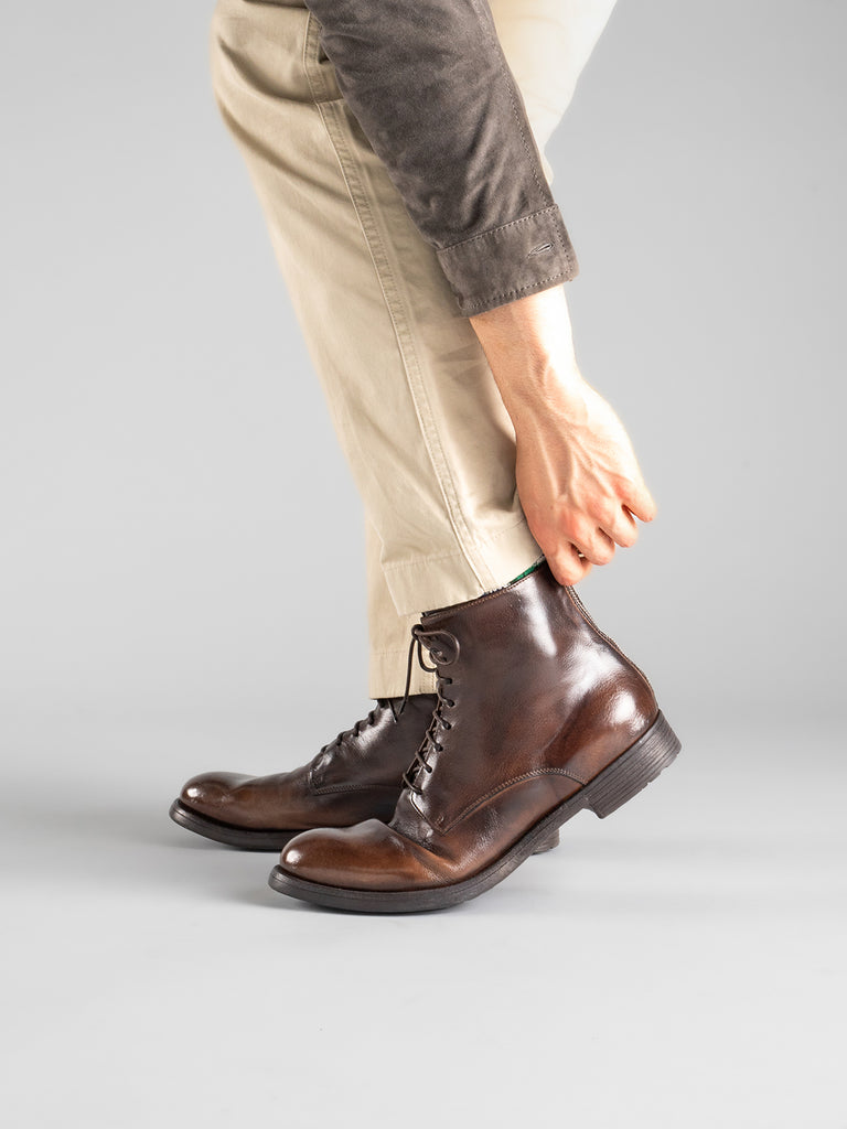 HIVE 016 - Brown Leather Boots