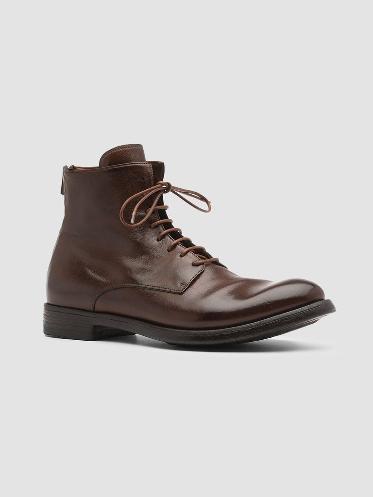 HIVE 016 - Brown Leather Boots Men Officine Creative - 3