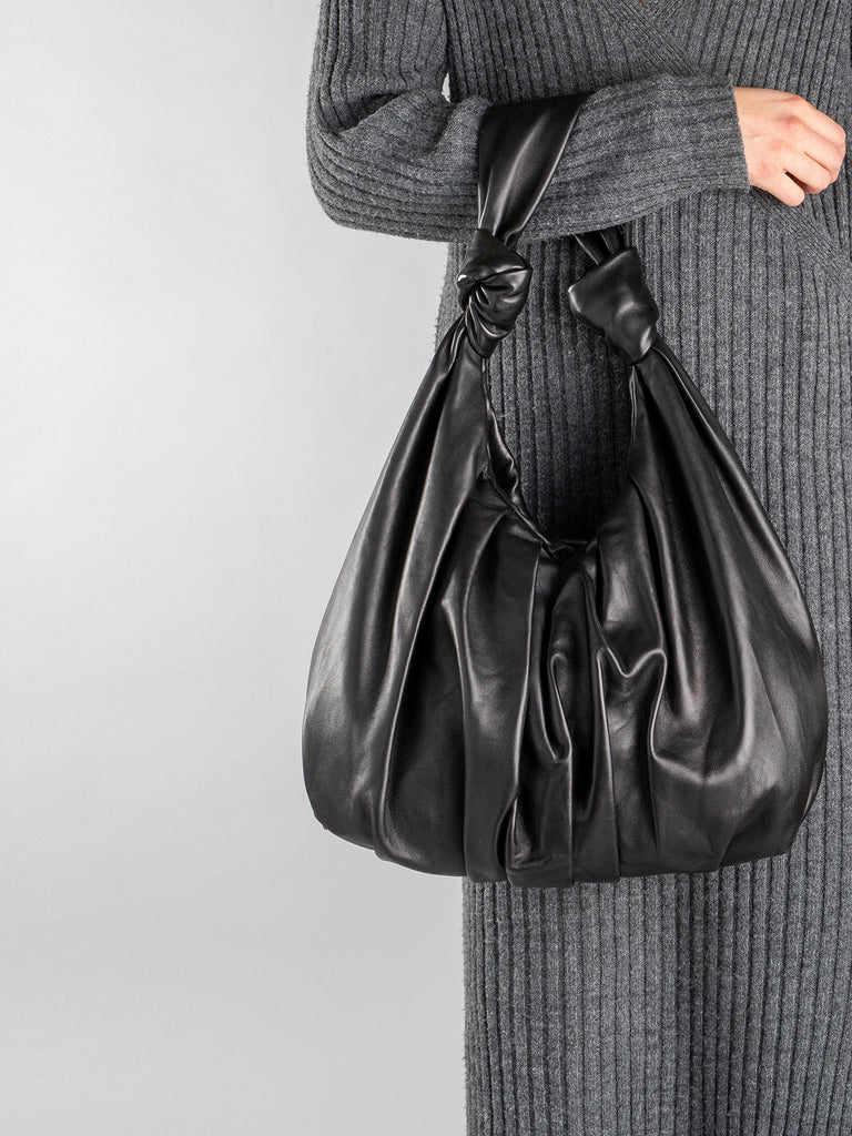 BOLINA 18 - Black Leather Bag  Officine Creative - 5
