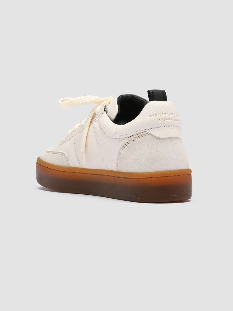 KOMBINED 101 - White Latex Sole Leather Sneakers Women Officine Creative - 4