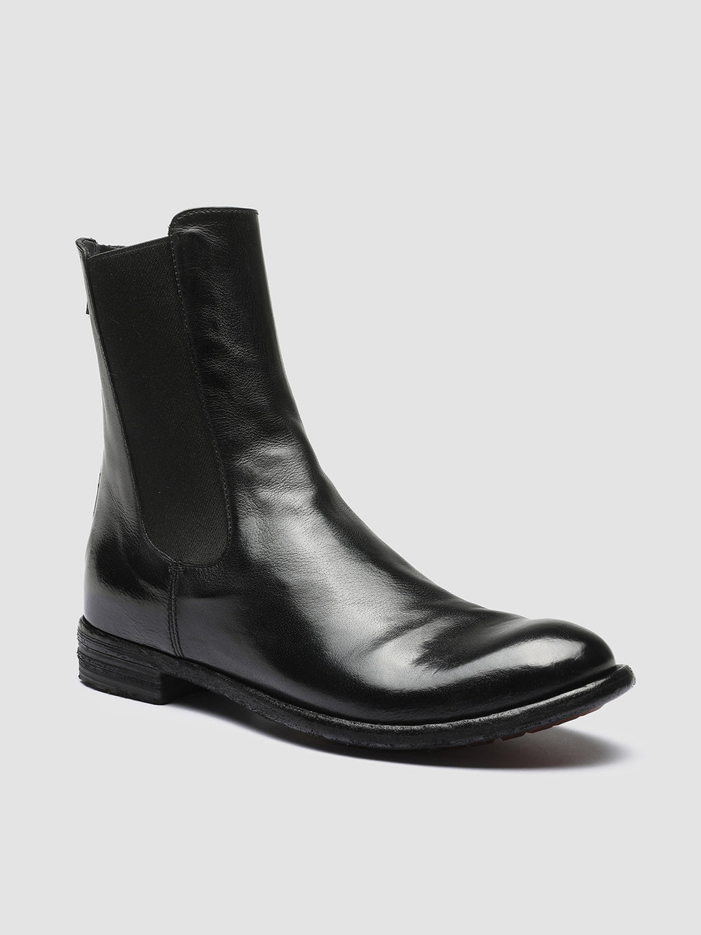 LEXIKON 073 - Black Leather Chelsea Boots Women Officine Creative - 3