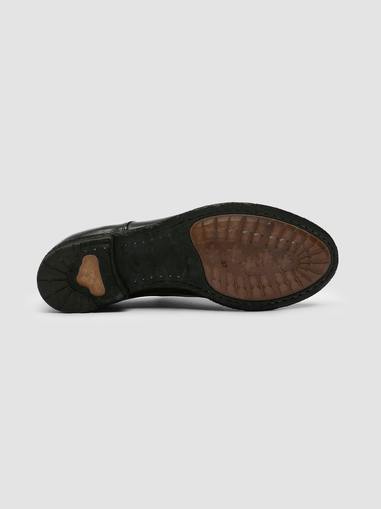 LEXIKON 012 - Black Leather Derby Shoes Women Officine Creative - 5