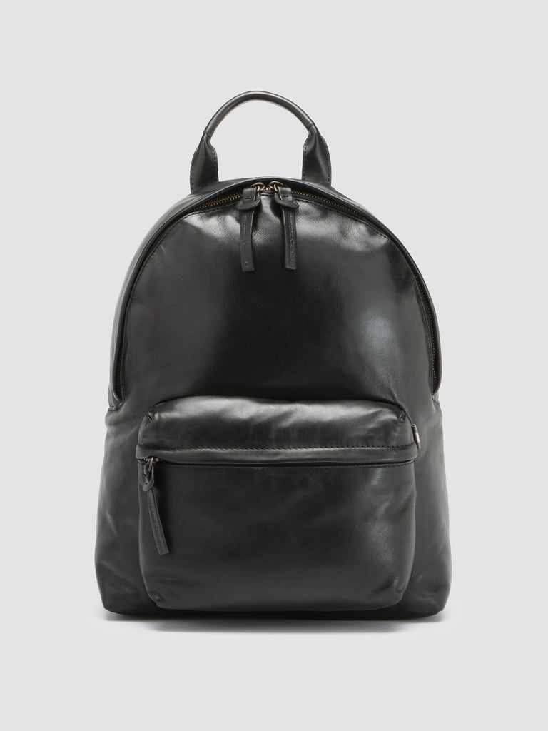 MINI PACK - Black Nappa Leather Backpack