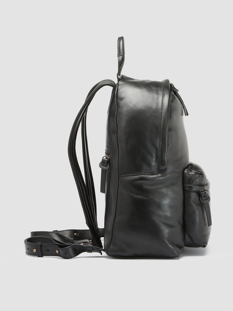 MINI PACK - Black Nappa Leather Backpack  Officine Creative - 3