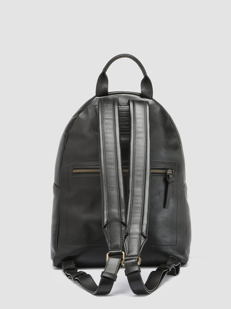 MINI PACK - Black Nappa Leather Backpack  Officine Creative - 4