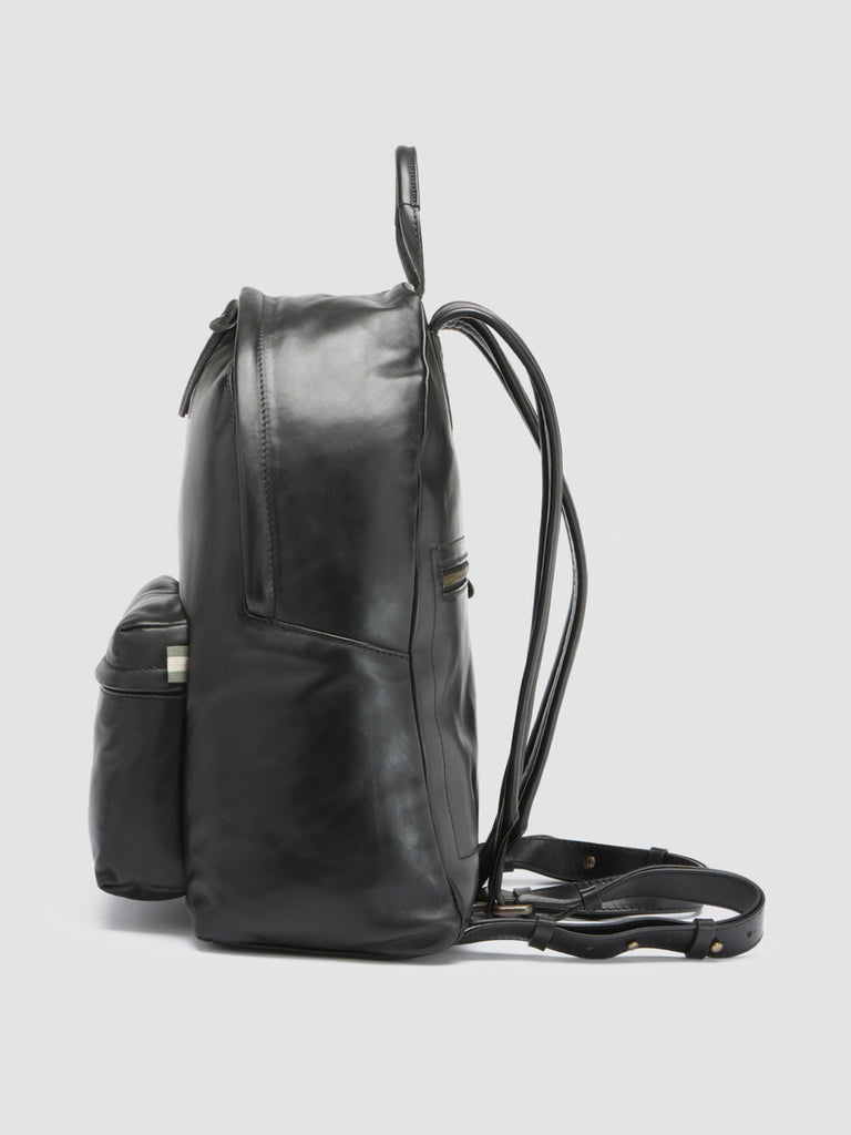MINI PACK - Black Nappa Leather Backpack  Officine Creative - 5