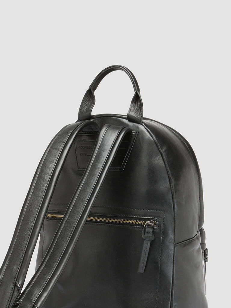 MINI PACK - Black Nappa Leather Backpack  Officine Creative - 8
