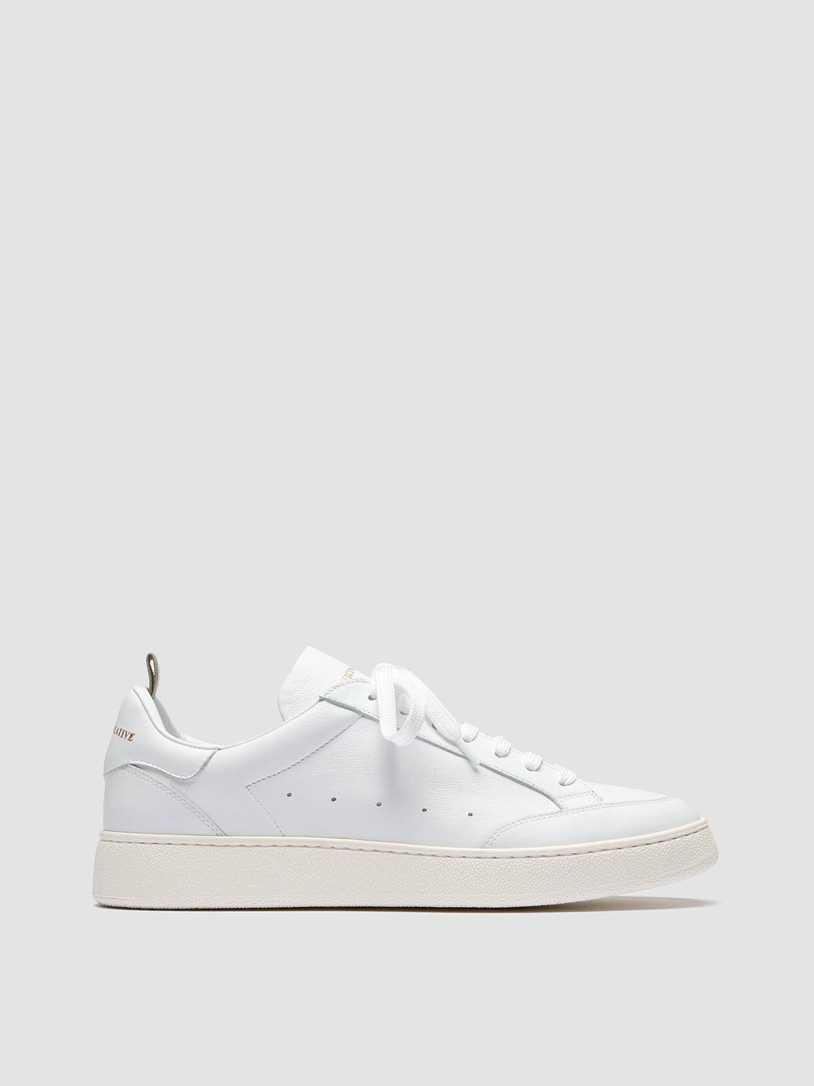 Officine Creative MOWER 007 Sneakers in Pelle Bianca