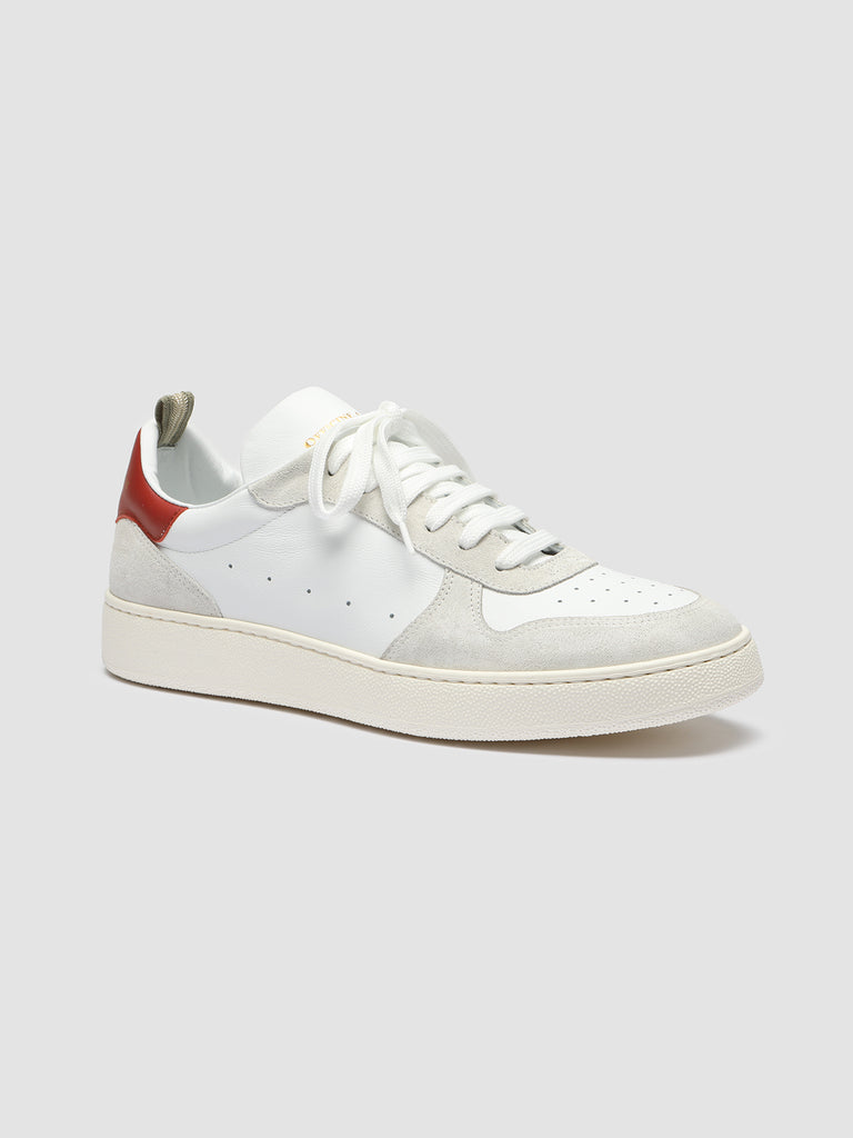 MOWER 008 - White Leather and Suede Sneakers Men Officine Creative - 11
