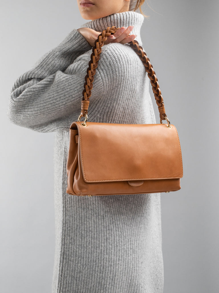 NOLITA WOVEN 212 - Brown Nappa Leather Shoulder Bag  Officine Creative - 5