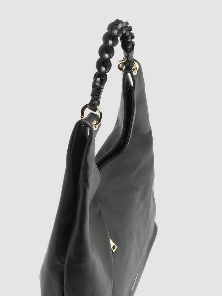 NOLITA WOVEN 214 - Black Nappa Leather Tote Bag  Officine Creative - 7