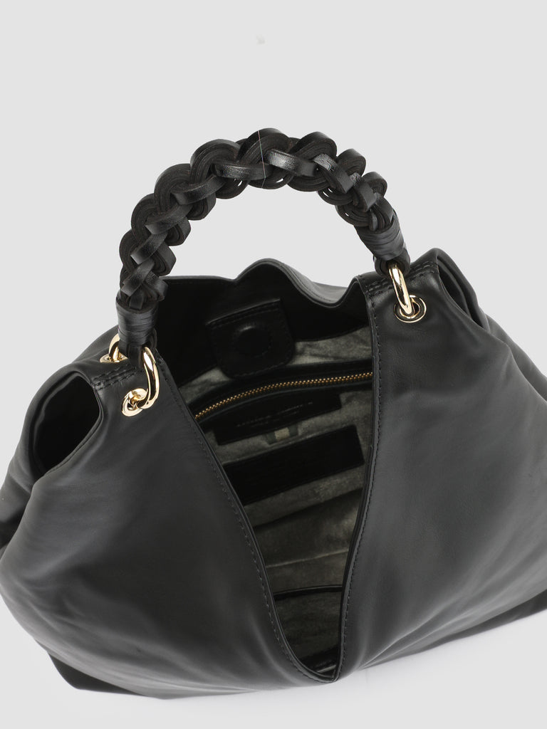 NOLITA WOVEN 214 - Black Nappa Leather Tote Bag  Officine Creative - 2