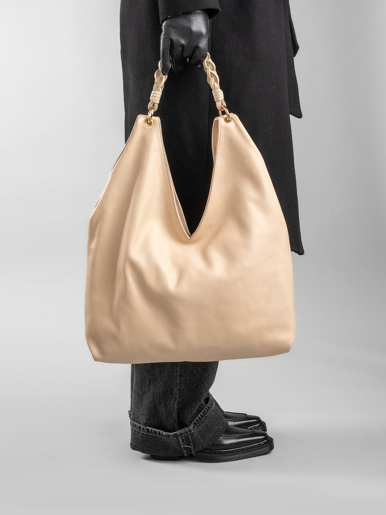 NOLITA WOVEN 214 - Brown Nappa Leather Tote Bag  Officine Creative - 5