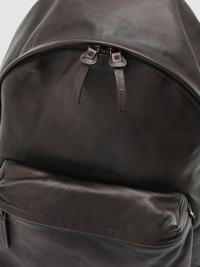 OC PACK - Brown Leather Backpack