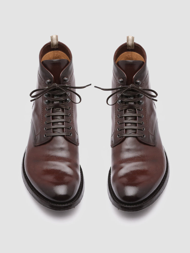 ANATOMIA 013 - Brown Leather Ankle Boots Men Officine Creative - 2