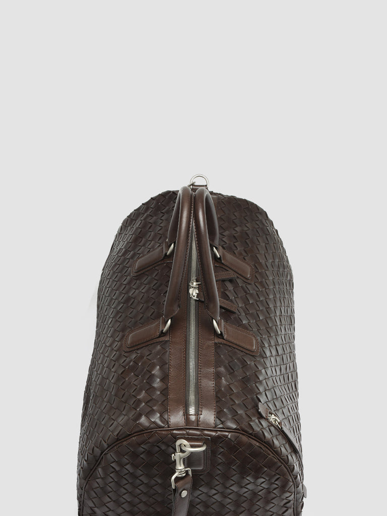 ARMOR 01 - Brown Leather Weekender  Officine Creative - 8