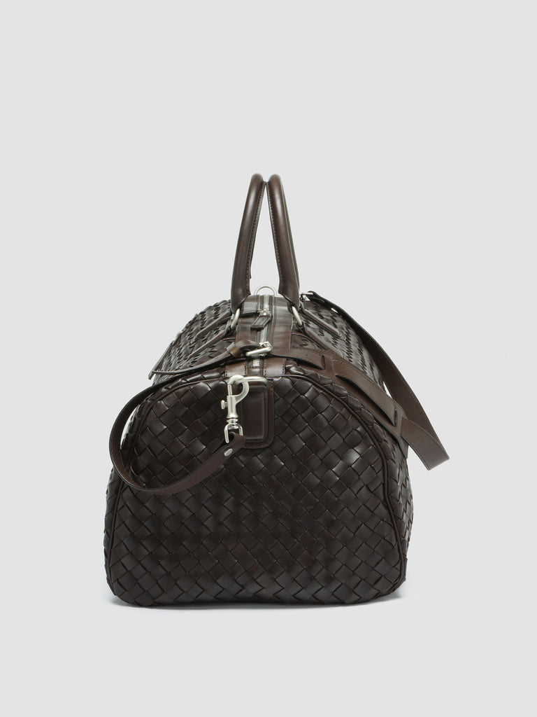 ARMOR 01 - Brown Leather Weekender  Officine Creative - 5