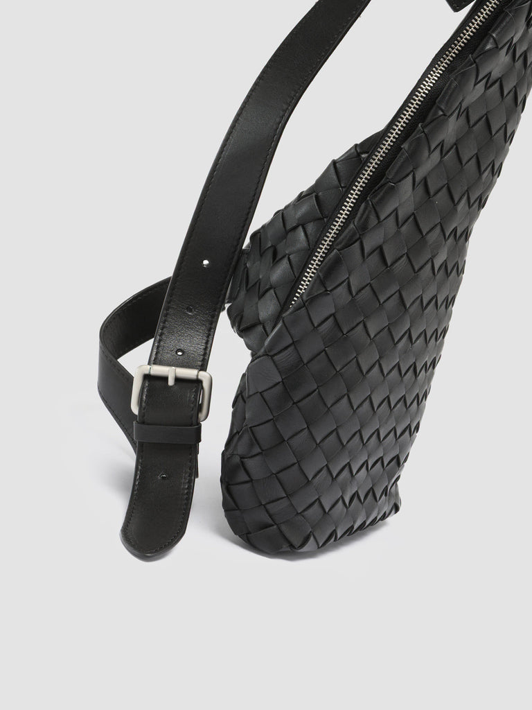 ARMOR 05 - Black Leather Backpack  Officine Creative - 2