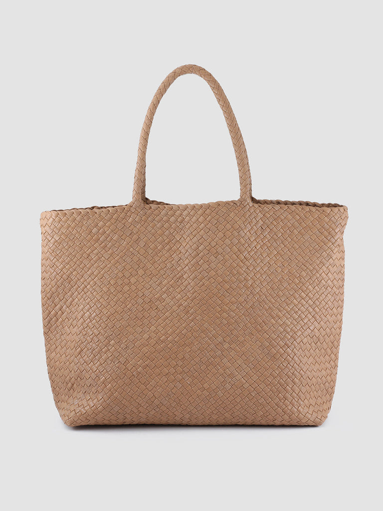 OC CLASS 35 - Taupe Leather tote bag