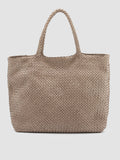 OC CLASS 35 Woven - Taupe Leather Tote Bag  Officine Creative - 1