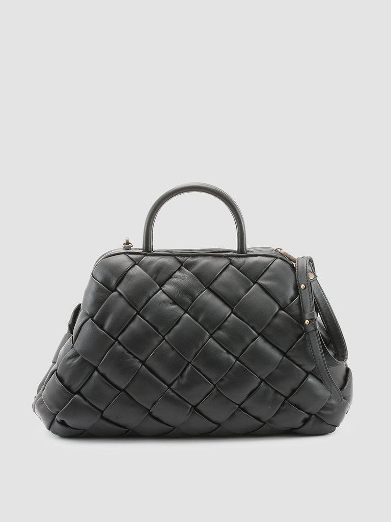 HELEN 13 Massive - Black Leather Clutch Bag  Officine Creative - 4