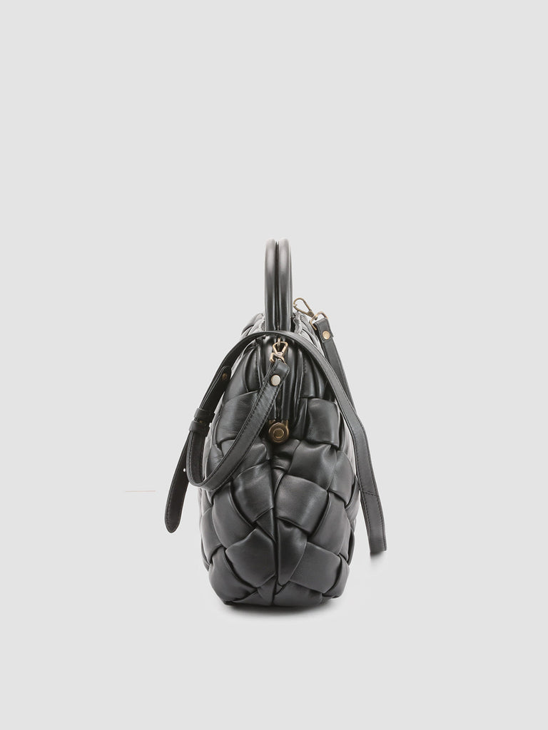 HELEN 13 Massive - Black Leather Clutch Bag  Officine Creative - 3