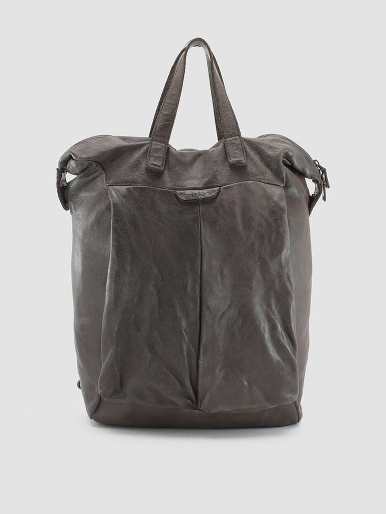 HELMET 28 - Taupe Leather Backpack