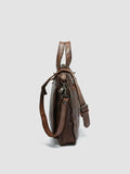 HELMET 29 - Brown Leather Briefcase  Officine Creative - 5