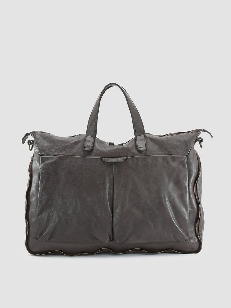 HELMET 29 - Brown Leather Briefcase