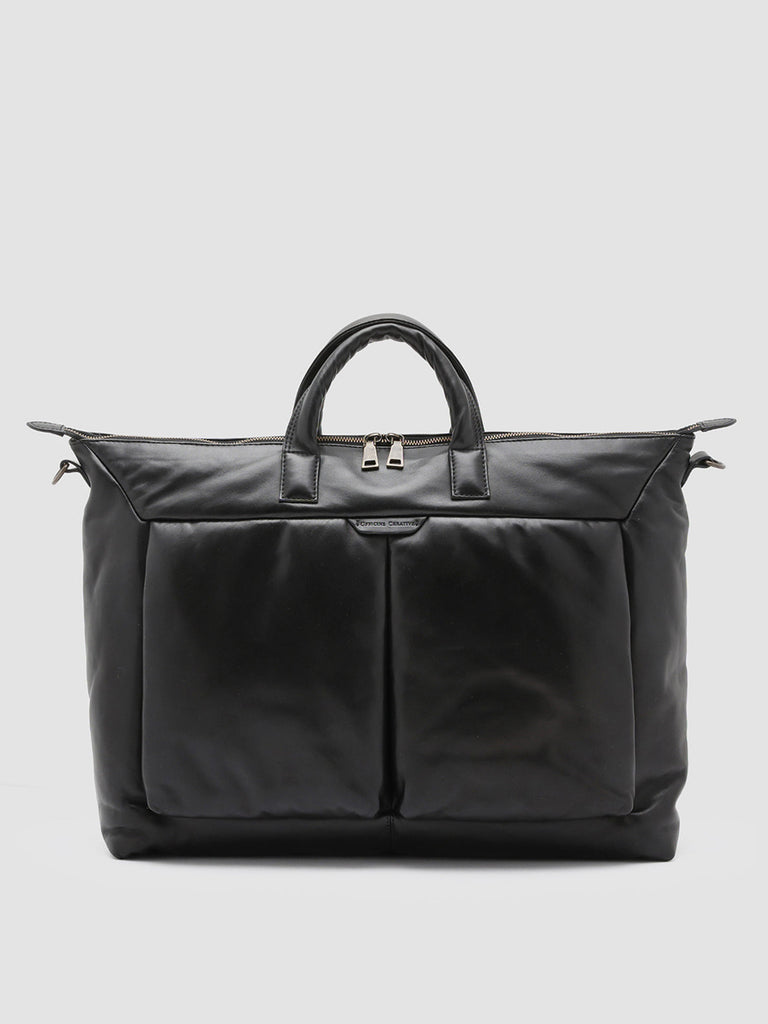 HELMET 31 - Borsa weekender in Pelle Nera