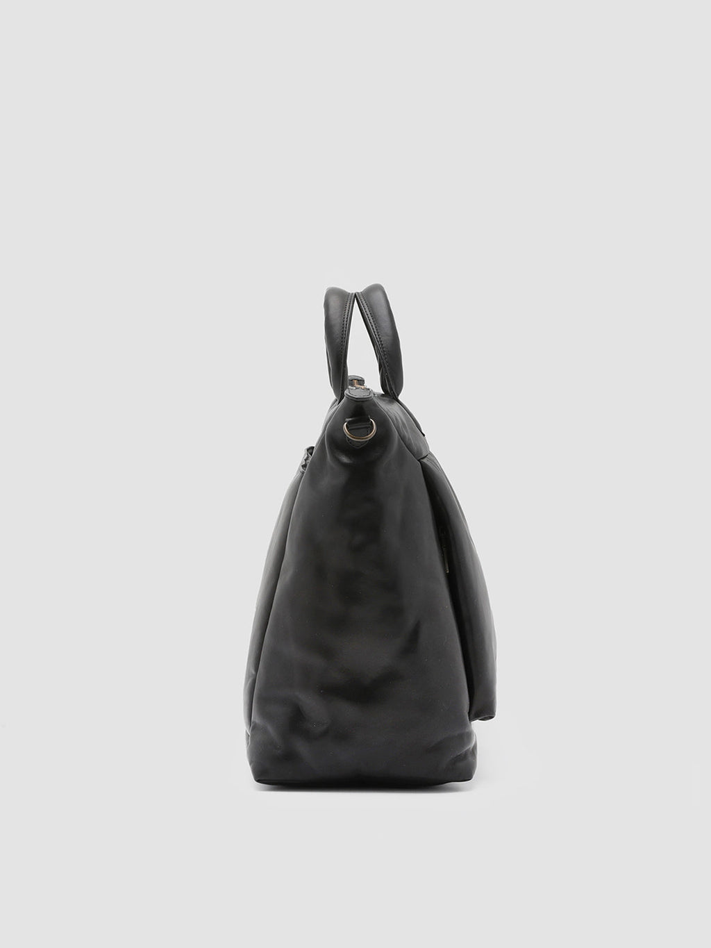 HELMET 31 - Black Leather Weekender  Officine Creative - 5