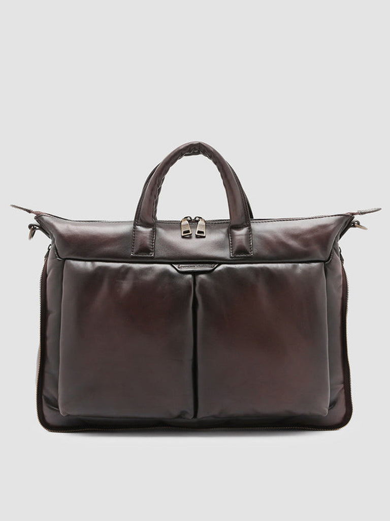 HELMET 33 - Brown Leather bag
