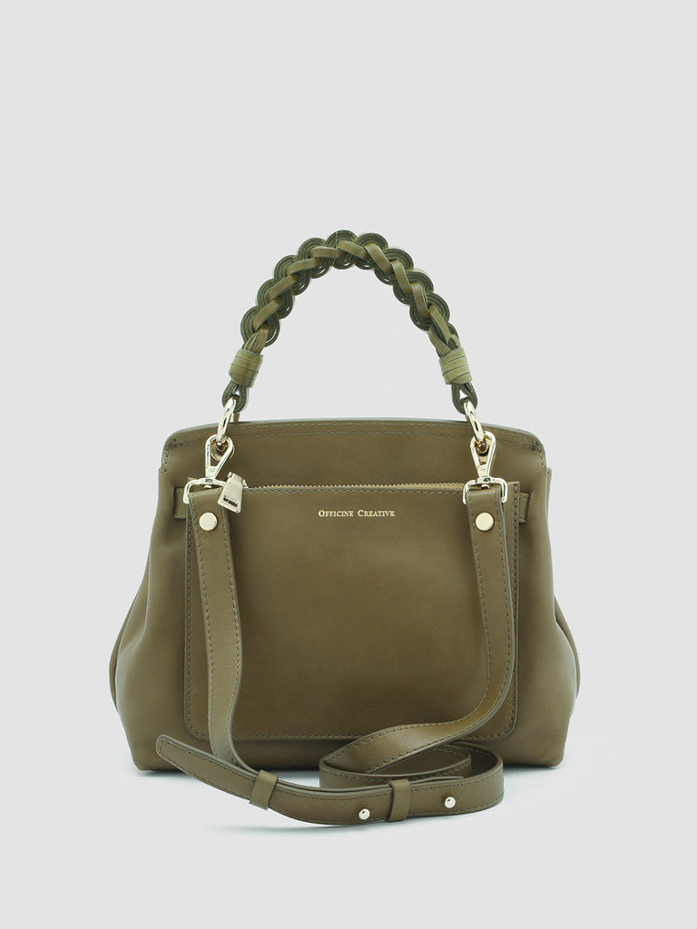 NOLITA WOVEN 201 - Green Nappa Leather Hand bag  Officine Creative - 4