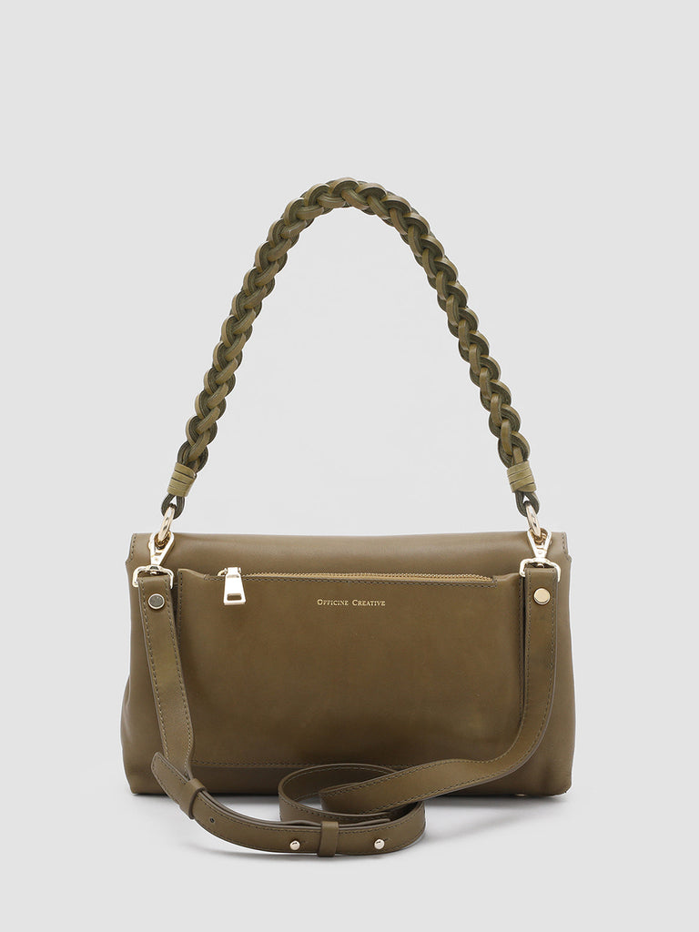 NOLITA WOVEN 212 - Green Nappa Leather Shoulder Bag  Officine Creative - 4