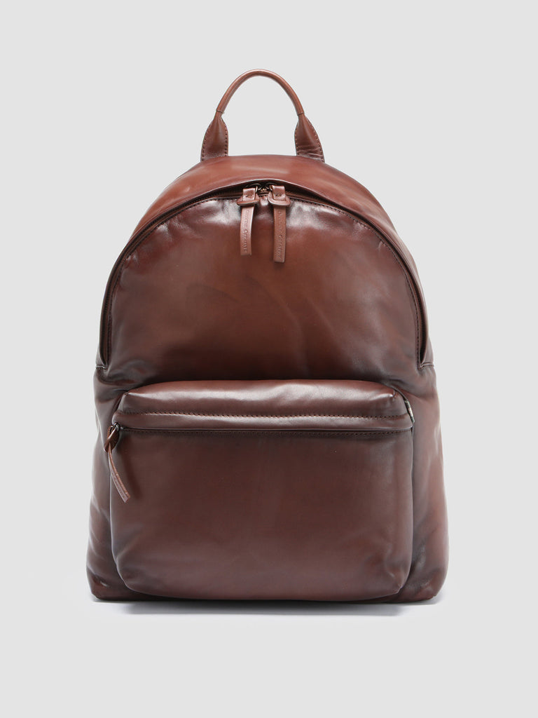OC PACK - Brown Leather backpack