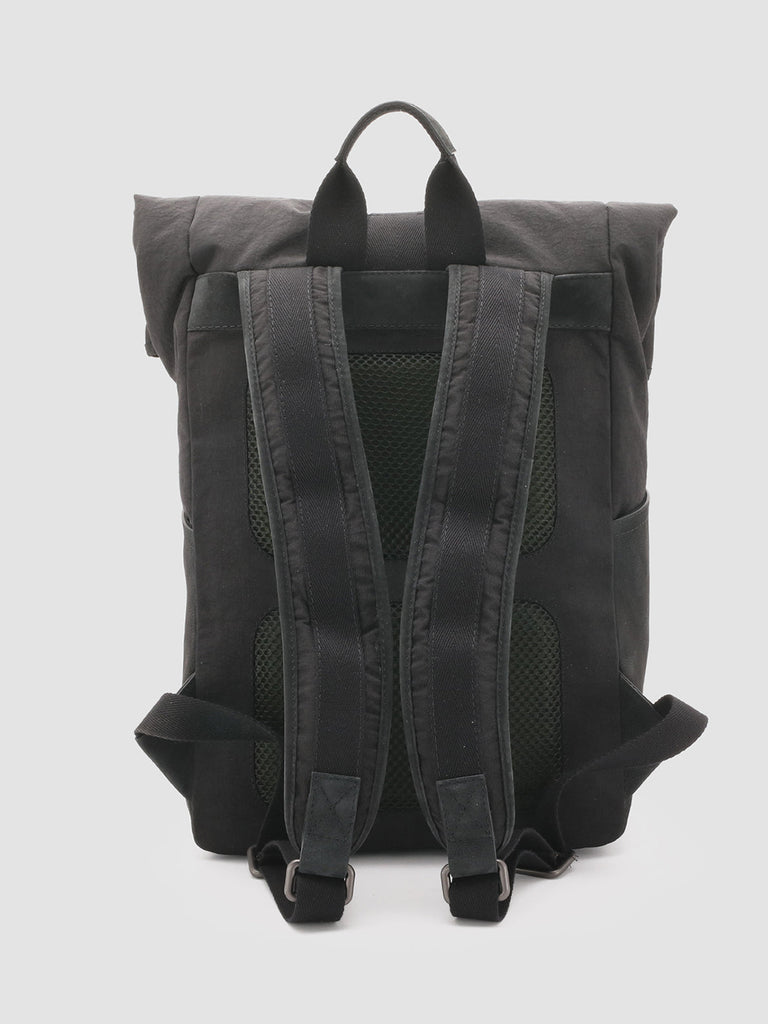 PILOT 001 - Black Nubuck & Nylon Backpack  Officine Creative - 4