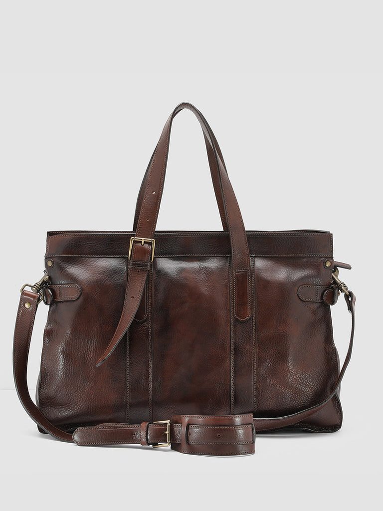 RARE 22 - Brown Leather Handbag  Officine Creative - 4