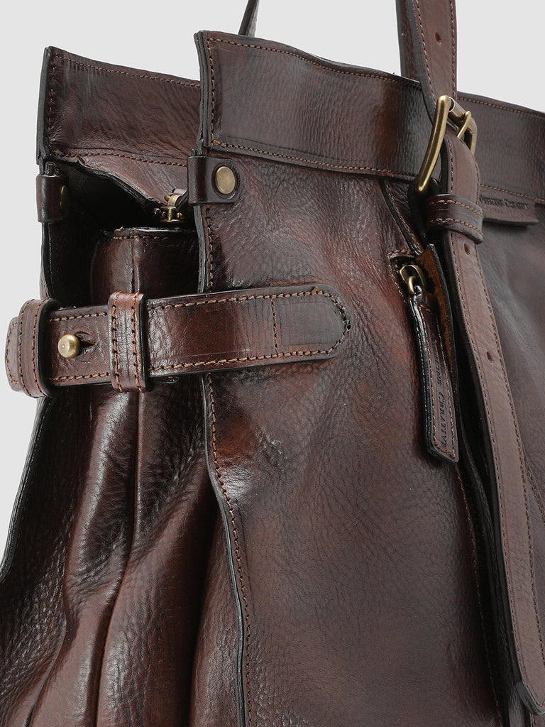 RARE 22 - Brown Leather Handbag  Officine Creative - 2