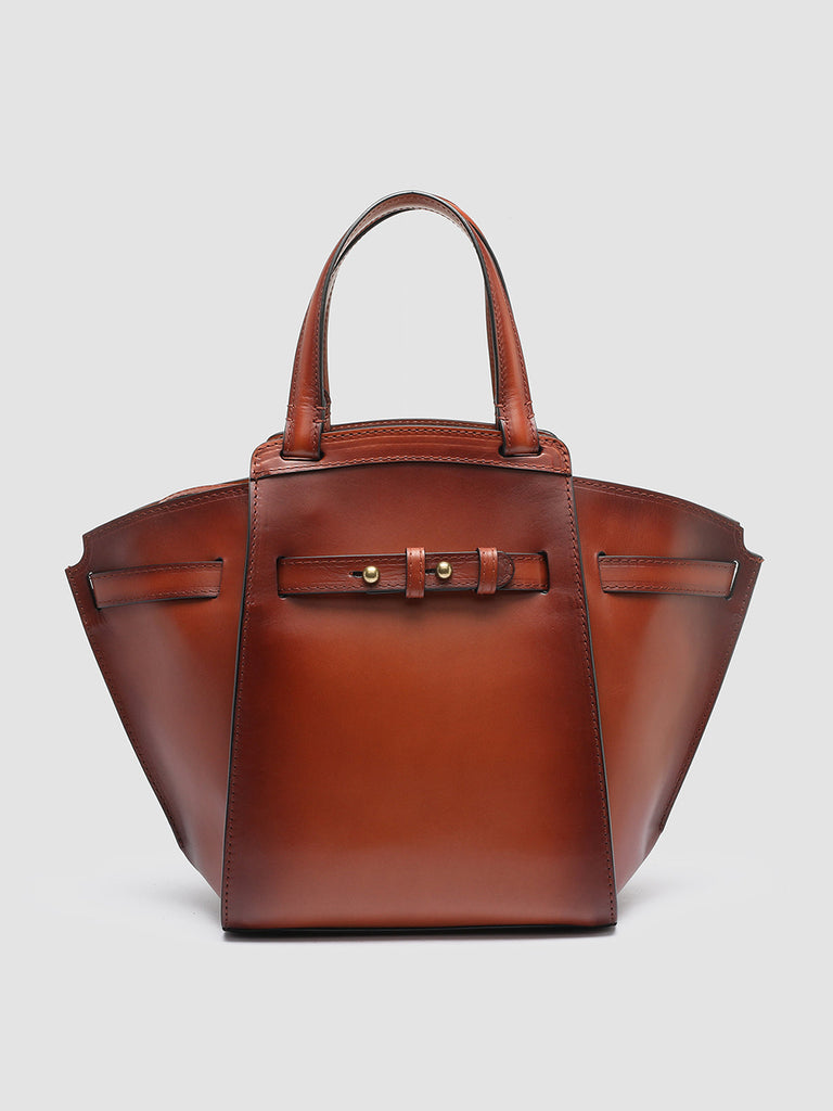 SADDLE 07 - Tote bag in Pelle Marrone