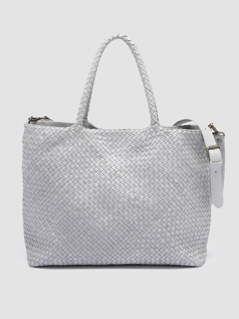 OC CLASS 35 - Grey Leather Tote Bag  Officine Creative - 4