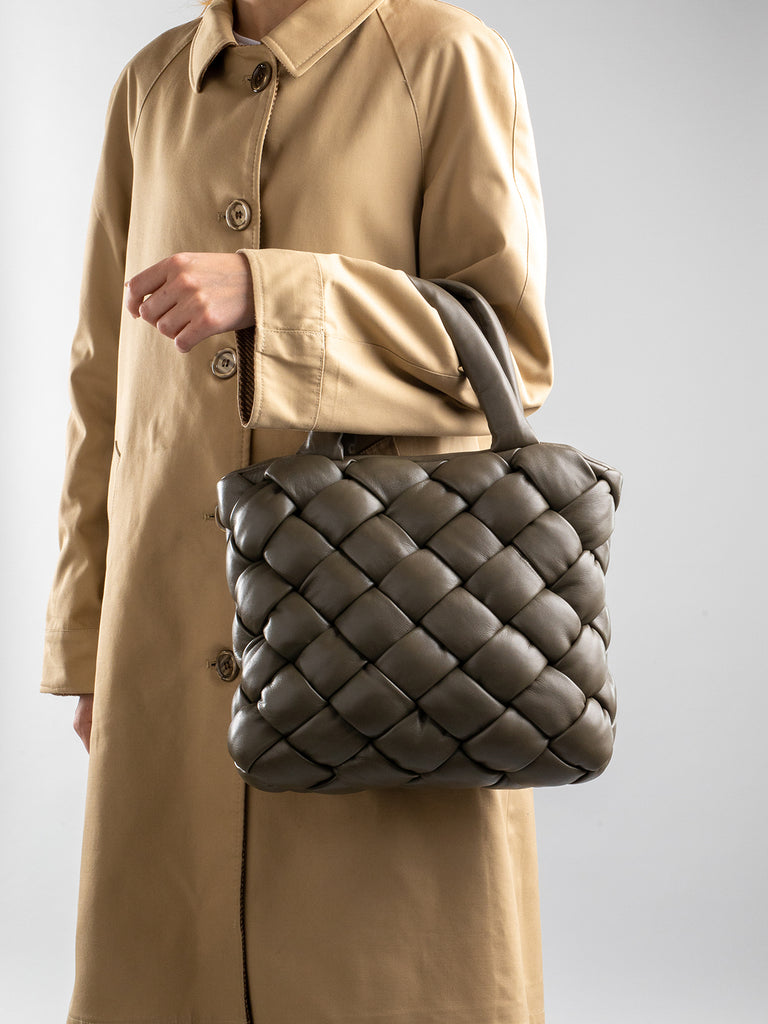 OC CLASS 48 Massive - Taupe Leather Handbag  Officine Creative - 6
