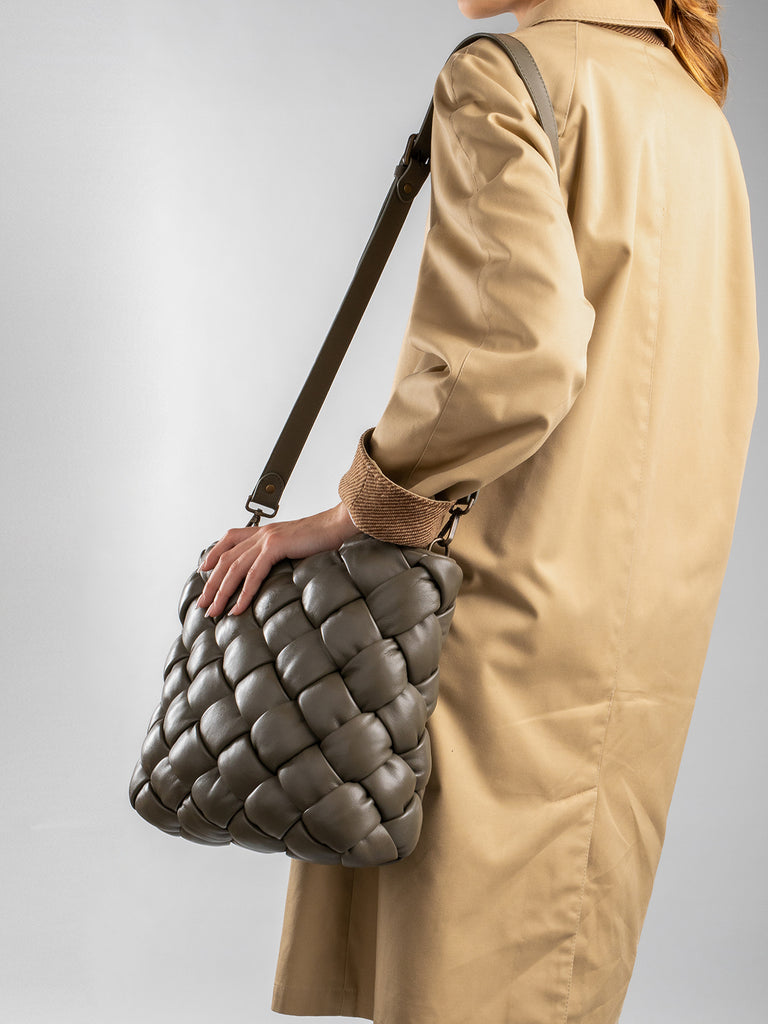 OC CLASS 48 Massive - Taupe Leather Handbag  Officine Creative - 7