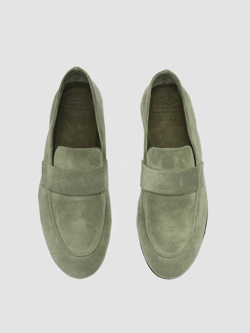 BLAIR 001 - Green Suede Loafers  Women Officine Creative - 2