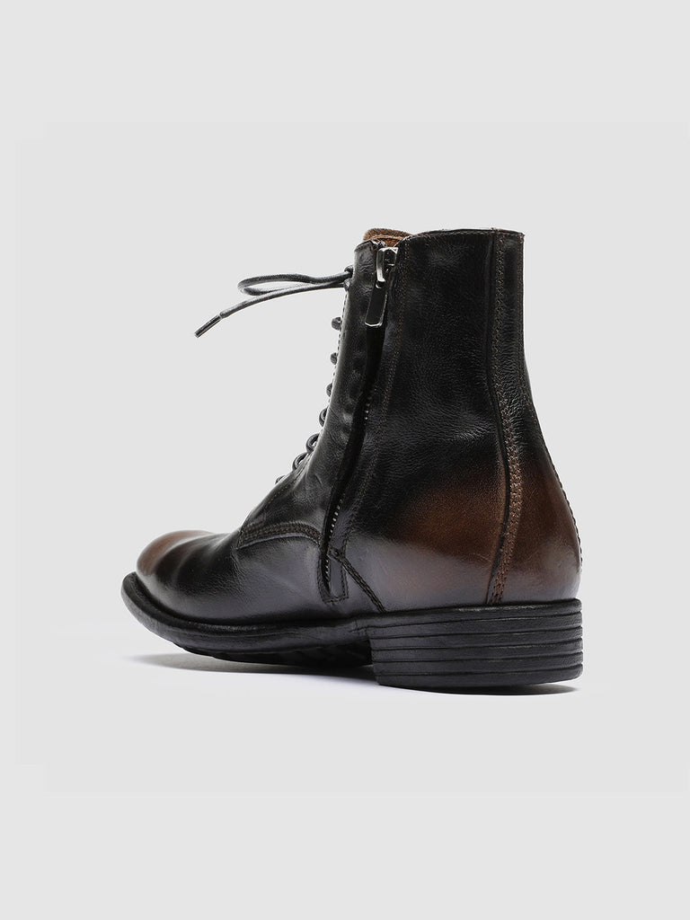 CALIXTE 002 - Black Zipped Leather Boots Women Officine Creative - 4